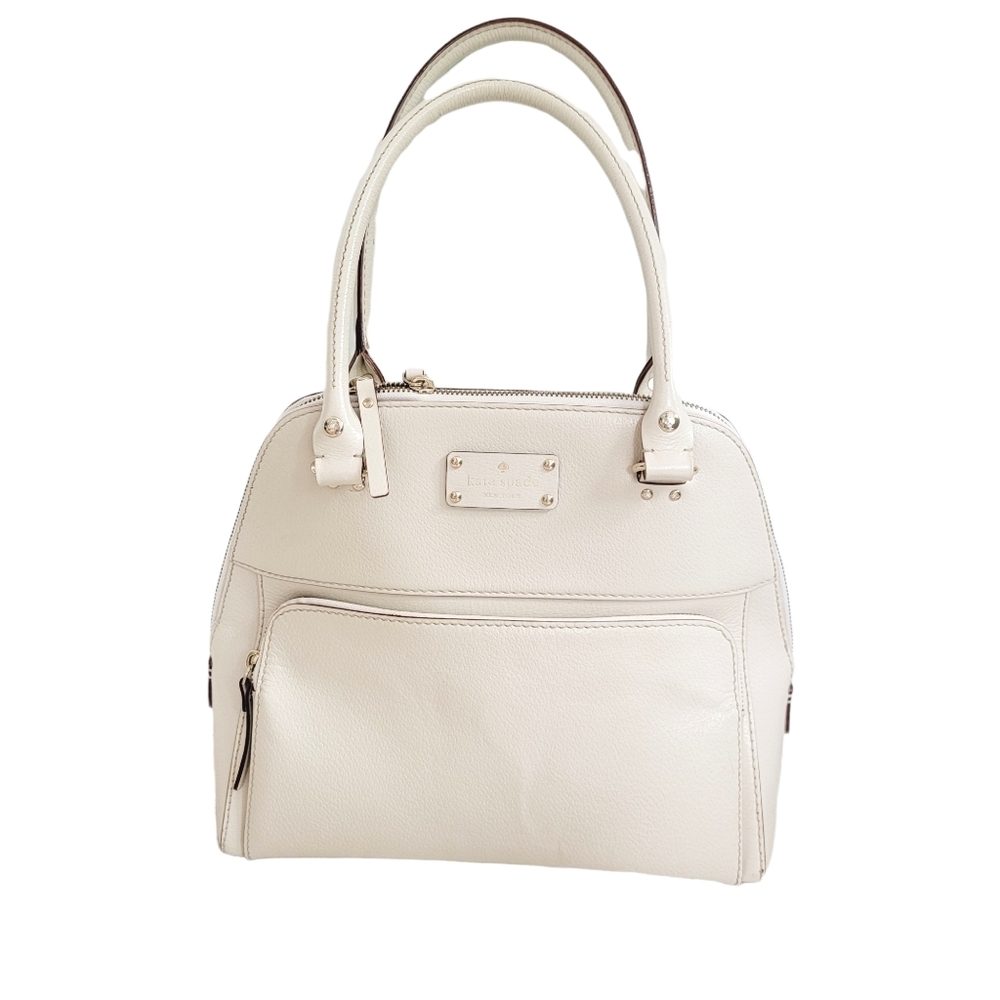 Kate Spade Wellesley Cream Leather Bag